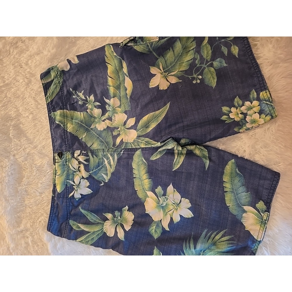 O'Neill Board Shorts Swimsuit Blue Green Floral Mens Sz 36 x 10" Board Shorts - Picture 7 of 12